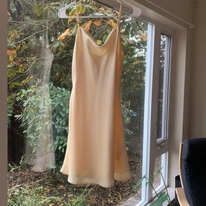 NWT Abercrombie & Fitch Satin Cowl Mini Dress